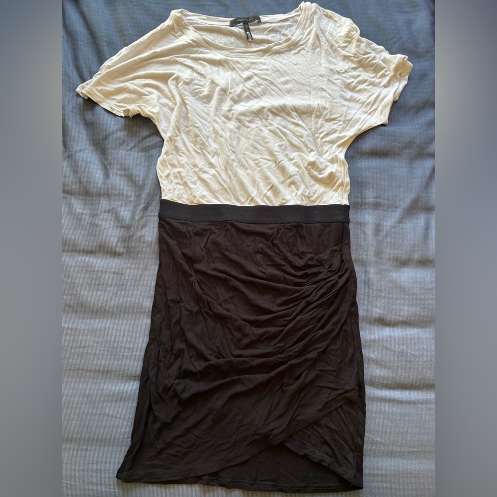 BCBG Maxazria Black and White Dress